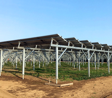 Bodenmontage-Projekt-Solarpark
