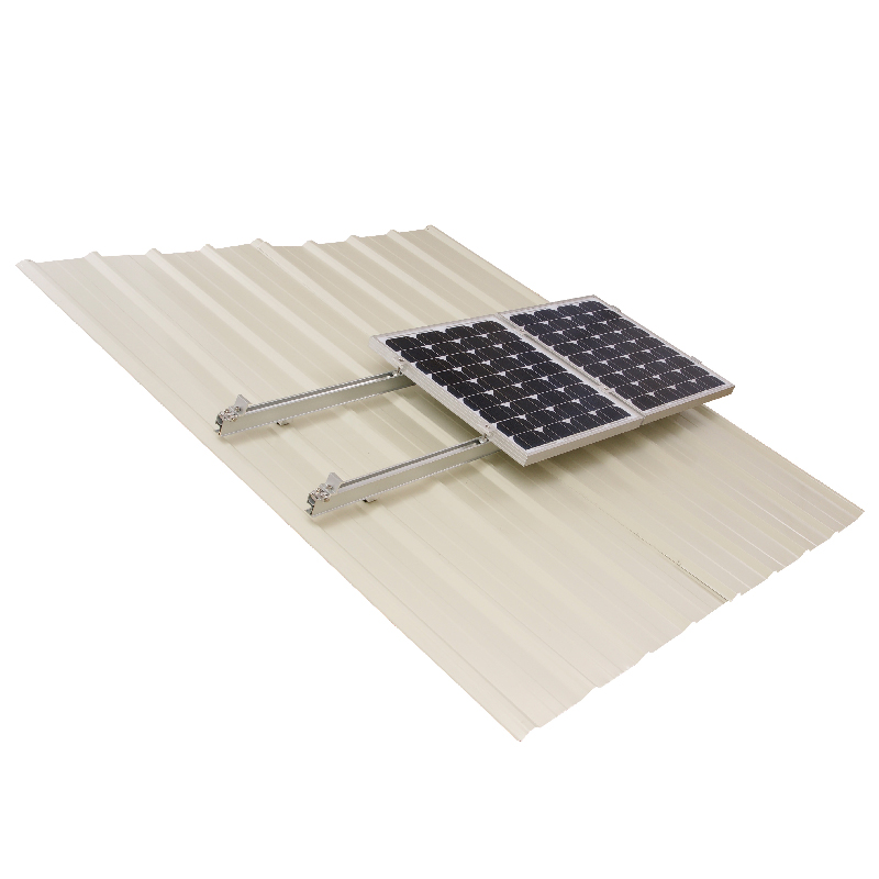 geneigte Blechdachhalterung für Solarpaneldächer 