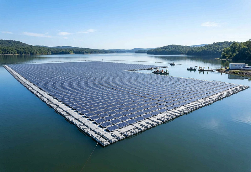 Schwimmende PV-Systeme: Solarenergie auf Wasseroberflächen nutzen