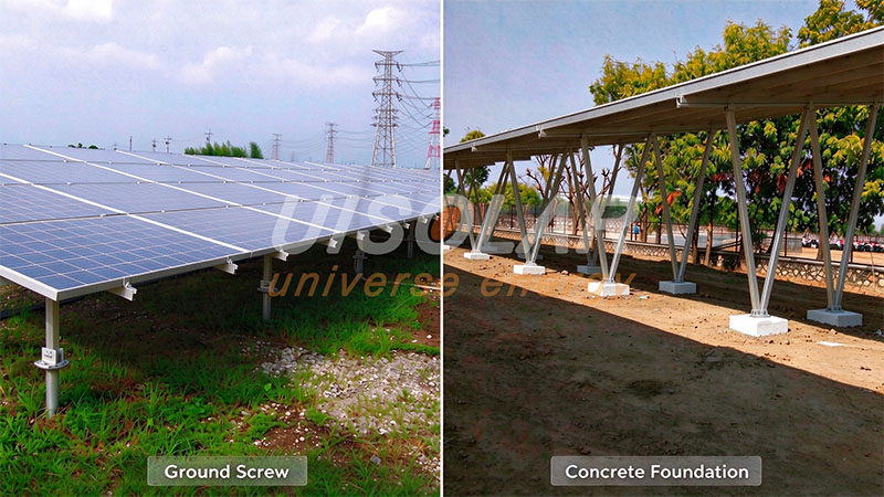 Erdankerschrauben vs. Fundamente aus Beton: Was ist besser für Solarprojekte?