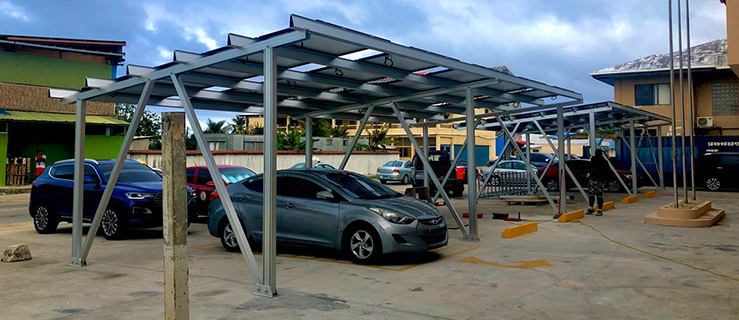 Carport Solarstruktur