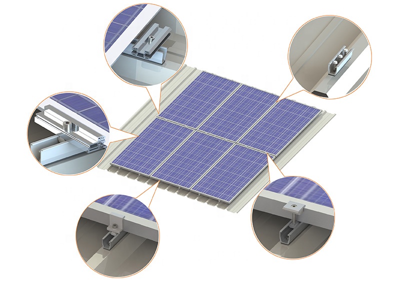  Aluminium PV Solarlösung.